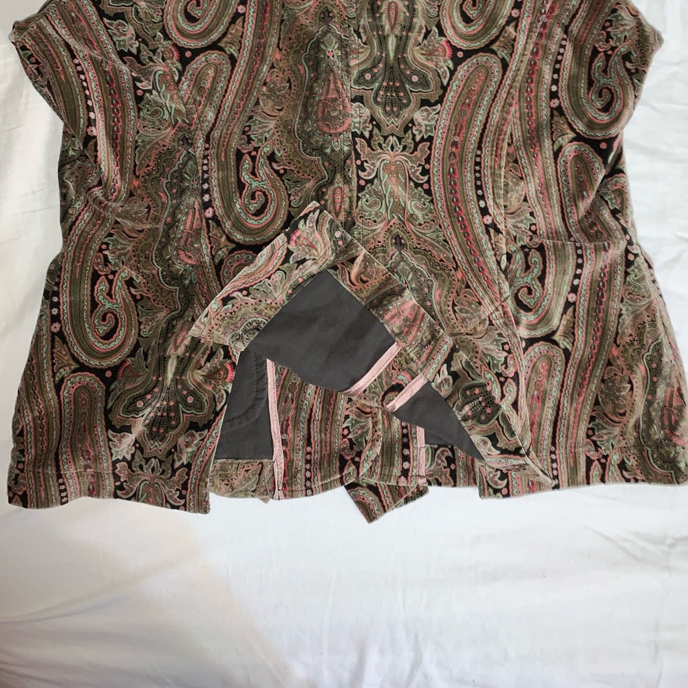 Psychedelic Velvet Paisley Jacket - Picture 4 of 6